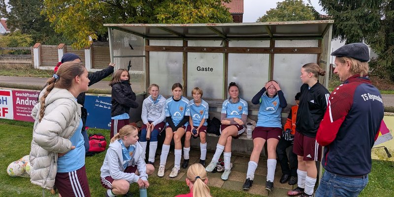Pause am Spielfeldrand