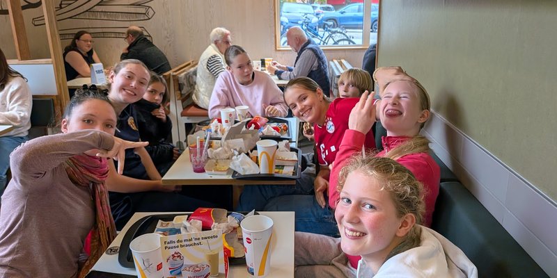 Stärkung bei McDonald's in Parsberg